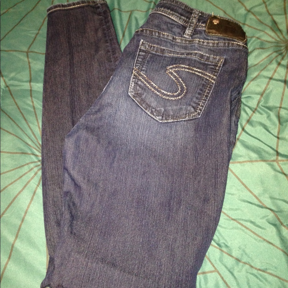 Silver Suki Jeggings 30x31